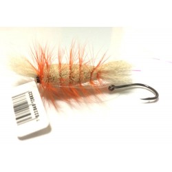 Bomber Tube Gray-Orange - Mosca Salmon