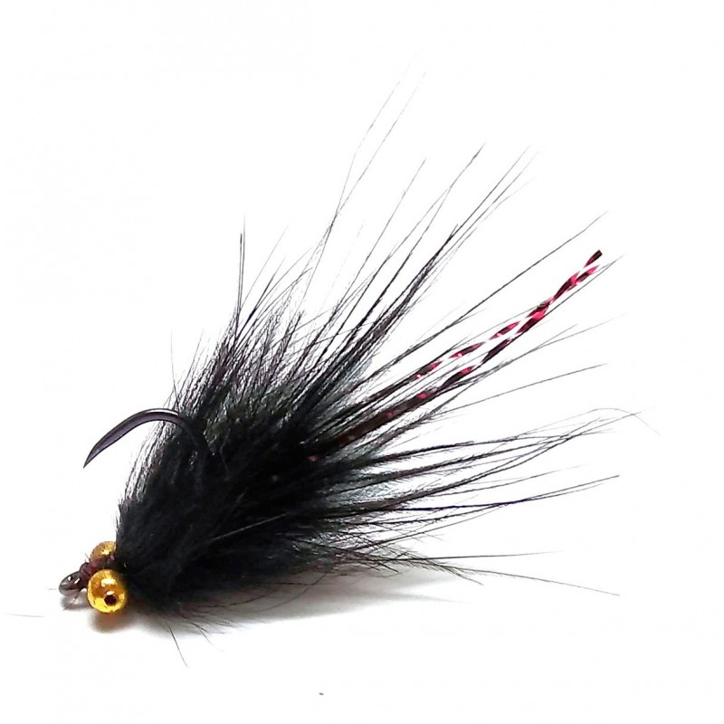 Black Marabou Streamer