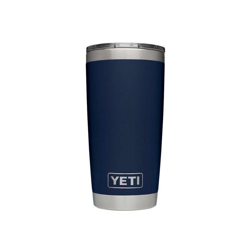 YETI Rambler - Vaso de acero inoxidable con tapa MagSlider, 10 onzas, color  azul marino