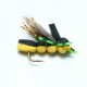 Hopper Black/Yellow - Mosca para la pesca de Ciprinidos