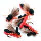 Hopper Black and Red - Mosca para la pesca de Ciprinidos