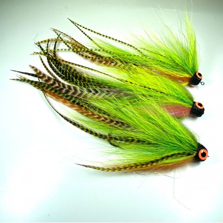 T-Bone Articulado Bucktail - Mosca para lucio y bass