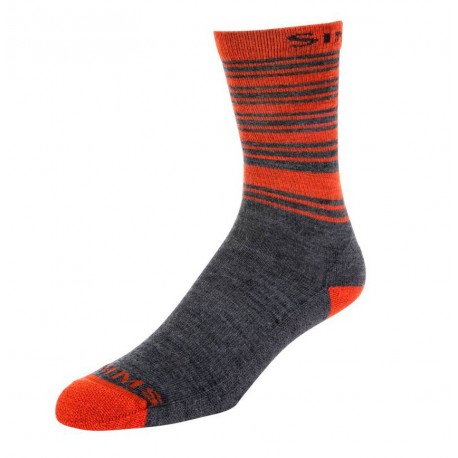 Calcetin Simms Merino Lightweight Hiker Sock Carbon