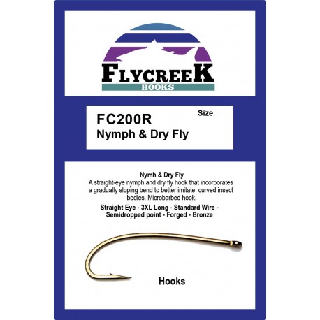 Anzuelo FlyCreek FC200 R Nymph & Dry Fly