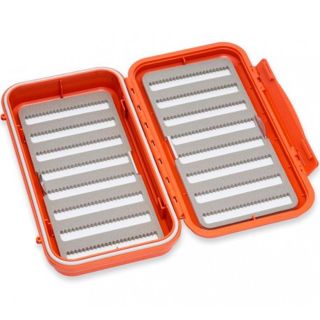 Caja de moscas estanca C&F Standard Fly Case Large - Orange