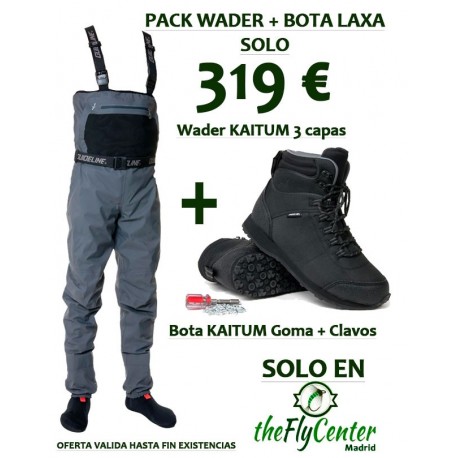 Pack Vadeador Bota Guideline Kaitum XT