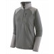 Regulador Patagonia Women's R1 Fitz Roy Trout 1/4-Zip Noble Grey