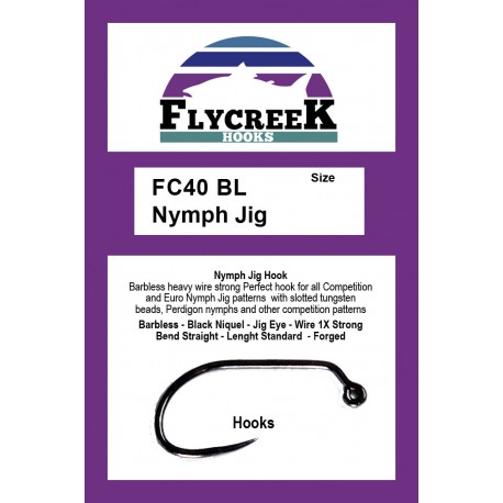 Anzuelo sin muerte FlyCreek FC40 JIG BL