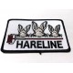 Parche de tela Hareline Dubbin Iron On Patch