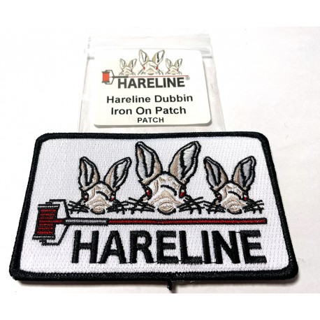 Parche de tela Hareline Dubbin Iron On Patch