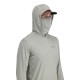 Camiseta Simms SolarFlex Guide Cooling Hoody Cinder