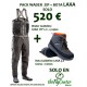 Pack Vadeador Cremallera + Bota Guideline Laxa 2.0 Zip