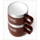 Taza Termo YETI Rambler 6 oz (177 ml) Stackable Mugs - Wetlands Brown