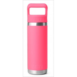 Botella Termo YETI Rambler 18 oz. Straw Cap - Tropical Pink