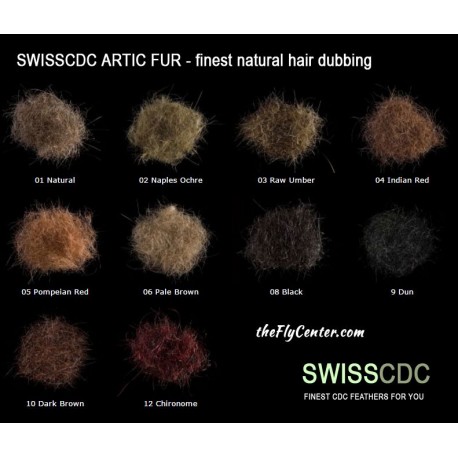 Dubbing Natural Artic Fur SWISSCDC