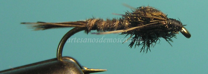 Montaje de una ninfa Pheasant Tail 